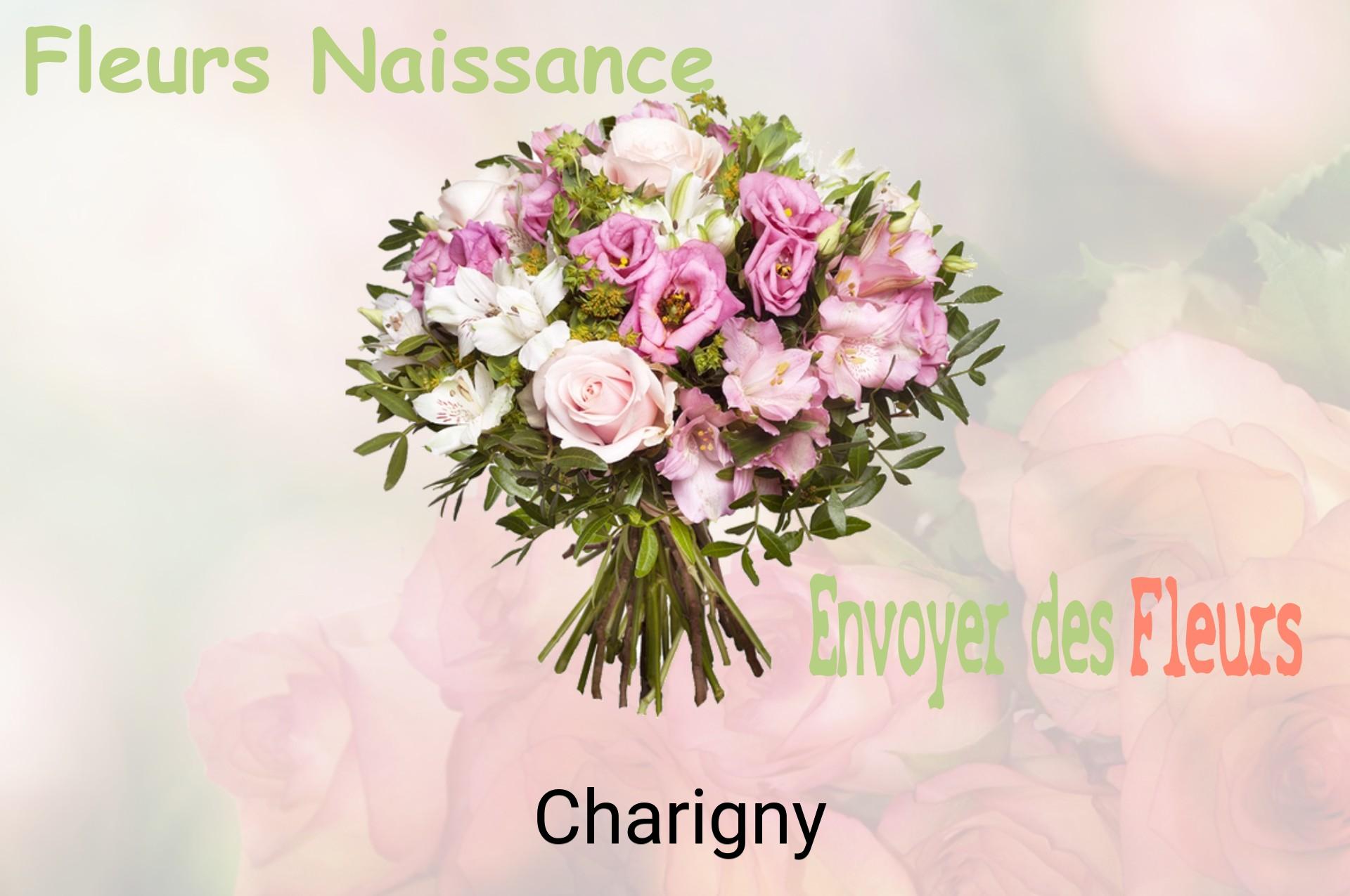 Bouquet de fleurs de naissance livré à Charigny